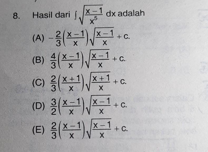 Help guys soal integral​-example-1