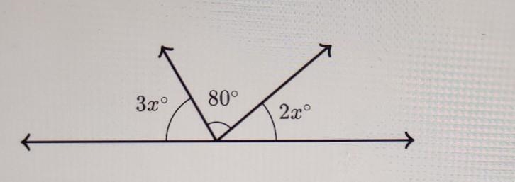 Solve for x in the diagram below​-example-1