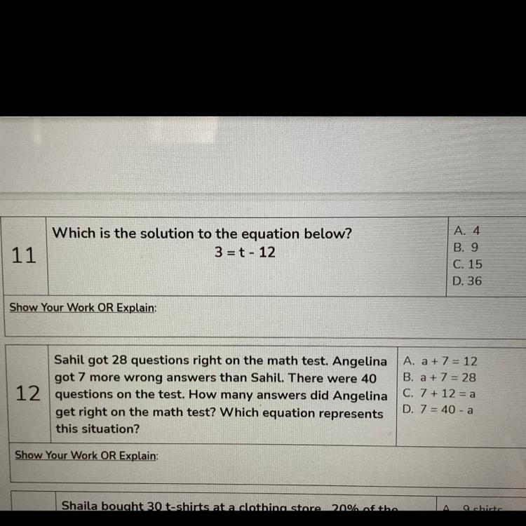 Pls help I need help with #11 pls I need a answer and a explanation pls and thank-example-1