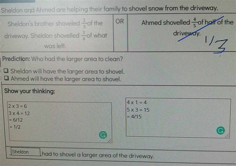 Show work! my teacher told me this was wrong, what's the correct answer?​-example-1