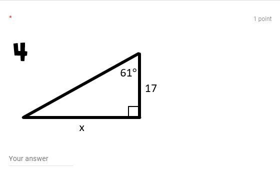 Practice Triangle Ratios (Sides) Find the value of c. Round to the nearest tenth!-example-1