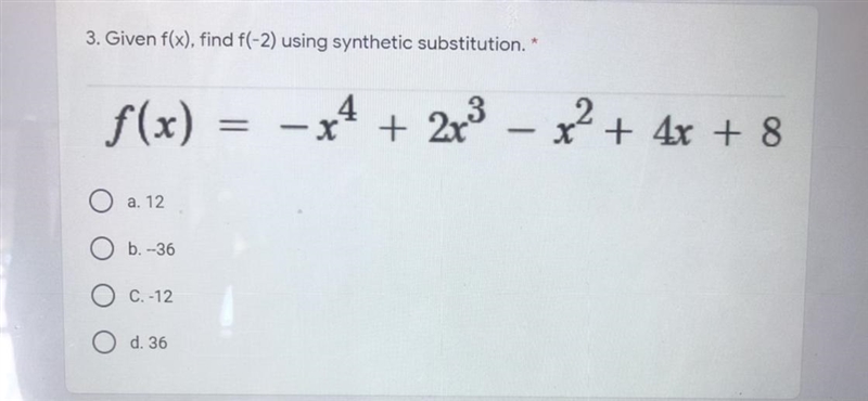 Can you guys help me with this please it suppose to use the synthetic substitution-example-1