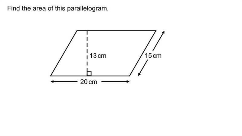 Find the area of this parallelogram.-example-1