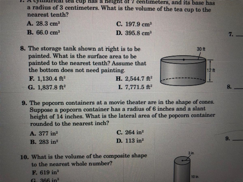 Please help me with questions 8 and 10. it would literally save my life :)-example-1