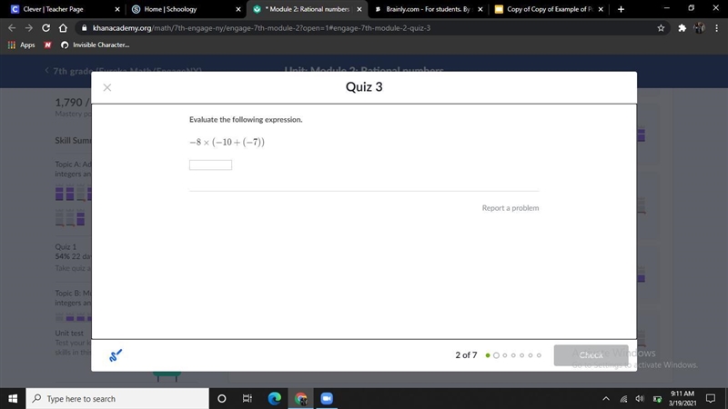 Evaluate -8 × (-10 + (-7)) Look at the image for more understanding.-example-1