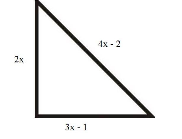 Find a single expression that represents the perimeter of the triangle. A) x + 1 C-example-1