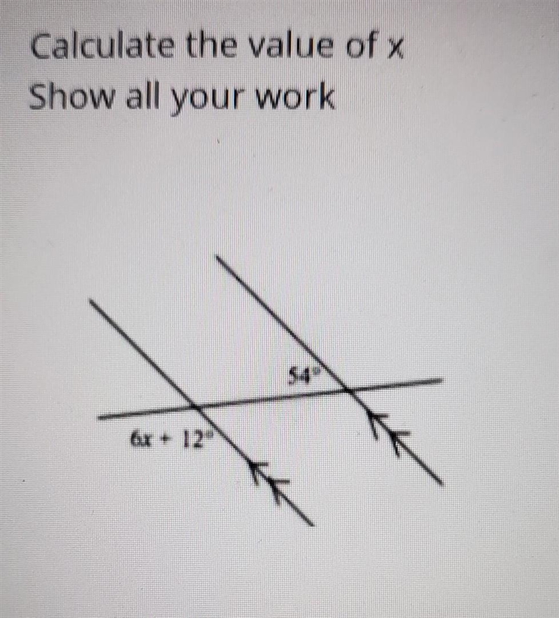 Calculate the value of x​-example-1