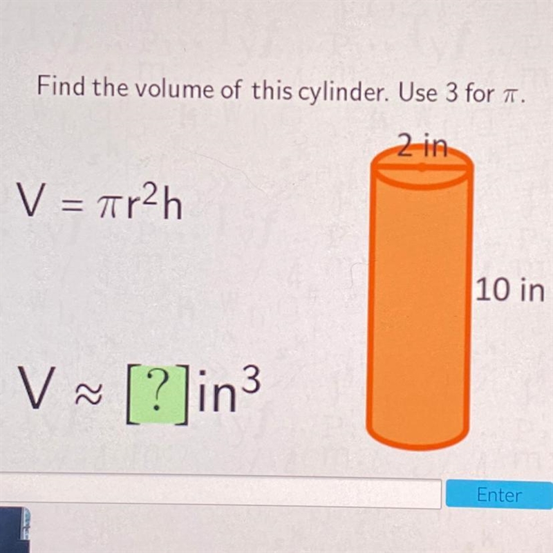 Find the volume of this sphere please As soon as possible.-example-1