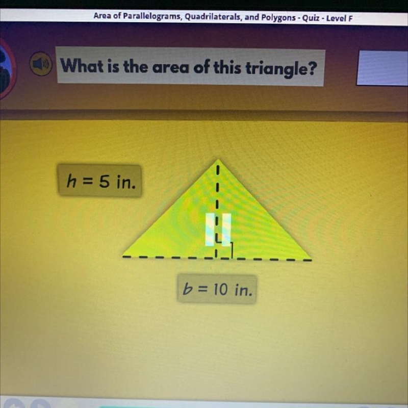 What is the area of this triangle?-example-1