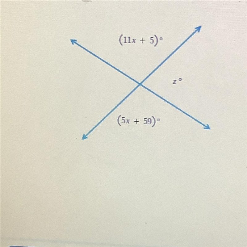 Given in the figure below, find the values of X and Z.-example-1