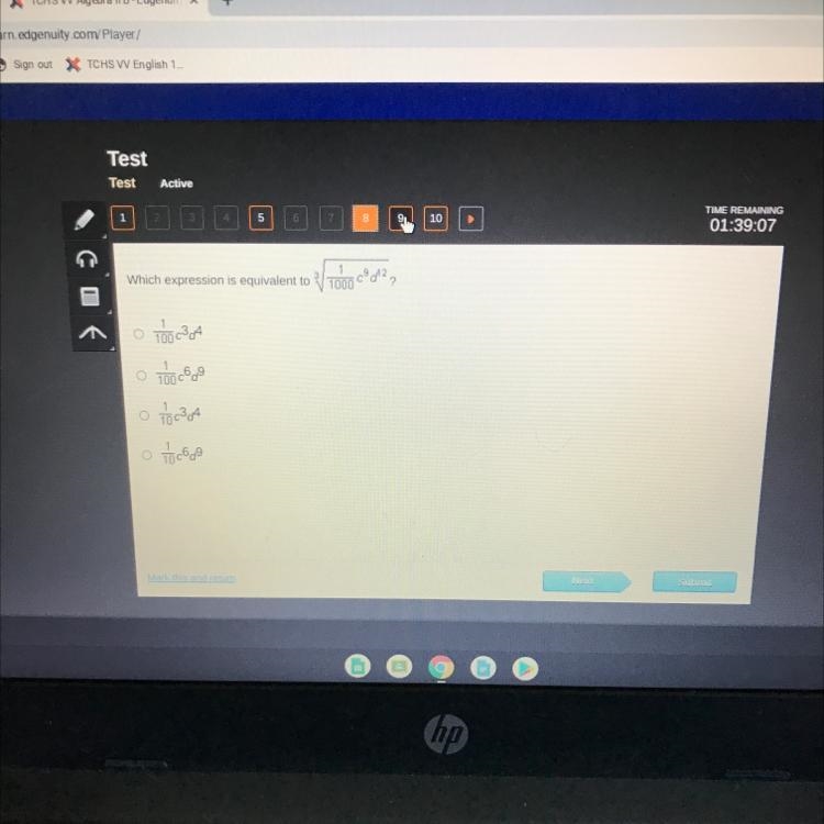 Which expression is equivalent to d12, 1000 0 100034 0 10006 otos o too-example-1