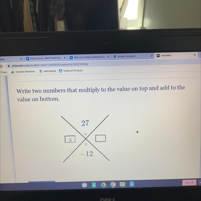 Write two numbers that multiply on top and add to the volume on bottom.-example-1