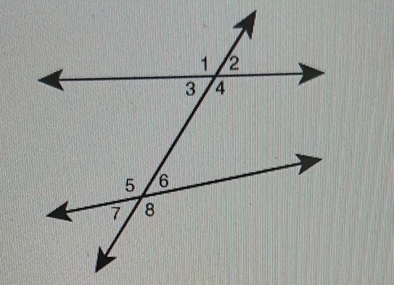 Select all pairs of corresponding angles. assume the lines are parallel. none 2 and-example-1