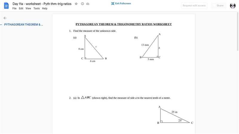 How to find unknown side-example-1