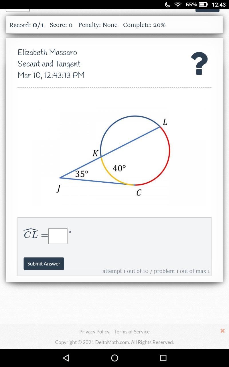 I need help this is a tangent and secant problem and I'm confused-example-1