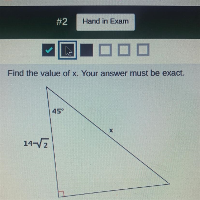 Please help! I need to find the value of X-example-1