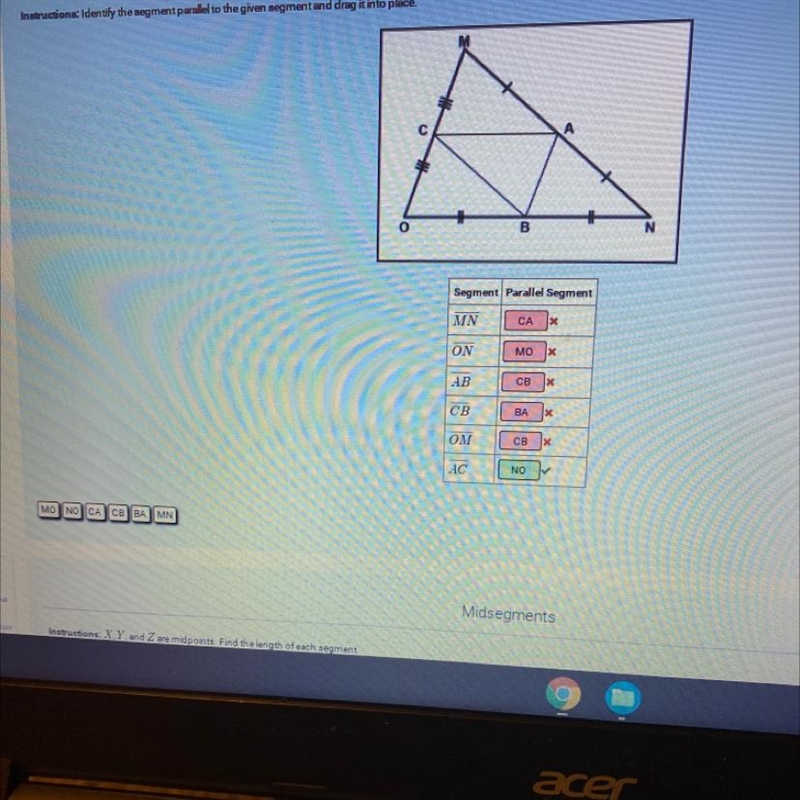 *** I NEED HELP PLEASE HELP YOUR GIRL OUT LOL** Identify the segment parallel to the-example-1