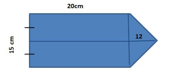 What is the area of the figure below-example-1