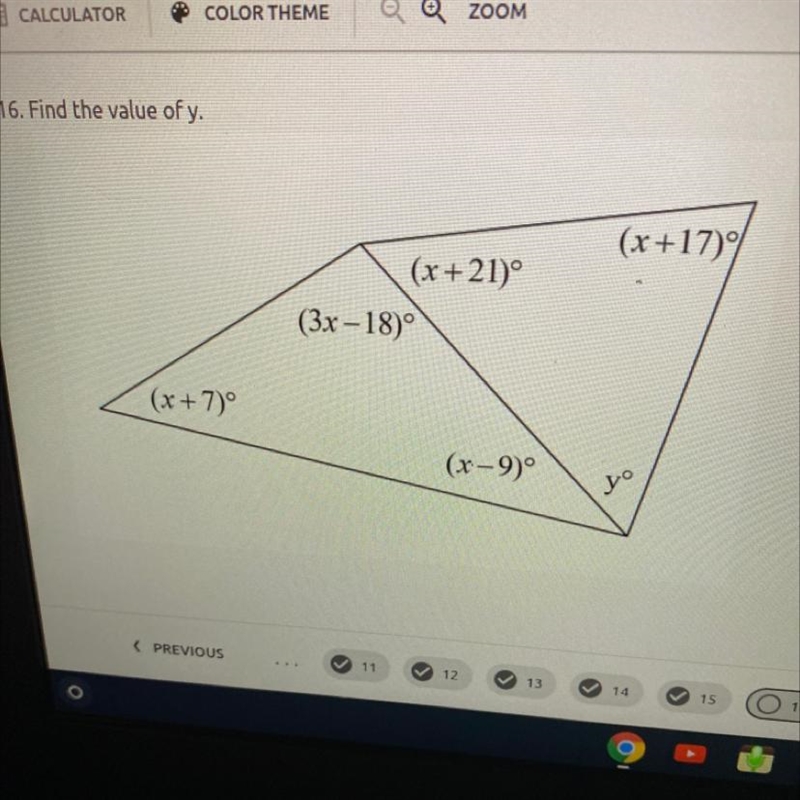 Find the value of Y.-example-1