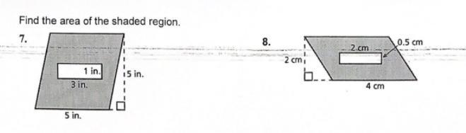 Find the area of the shaded region-example-1