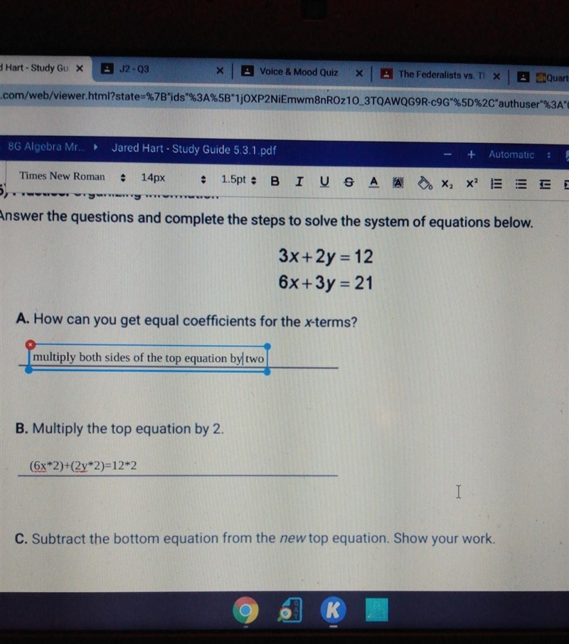 I need help with this, I think the first two are right but if not correct me, anyway-example-1