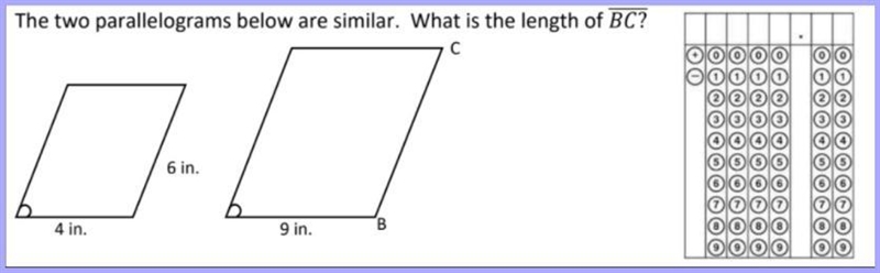 Two parallelograms below are similar. What is the length of BC-example-1