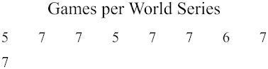 3.) Find the mean for each data set. ROUND FINAL ANSWERS TO THE TENTHS PLACE.-example-1