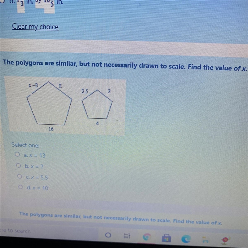 Find the value of x..-example-1