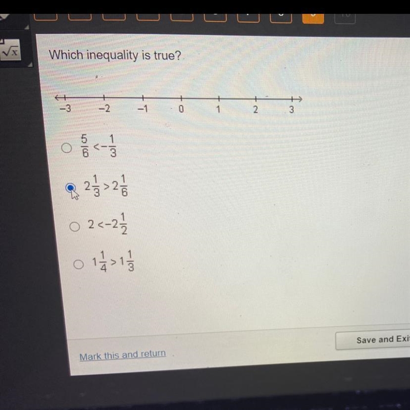 Which inequality is true Pls answer-example-1