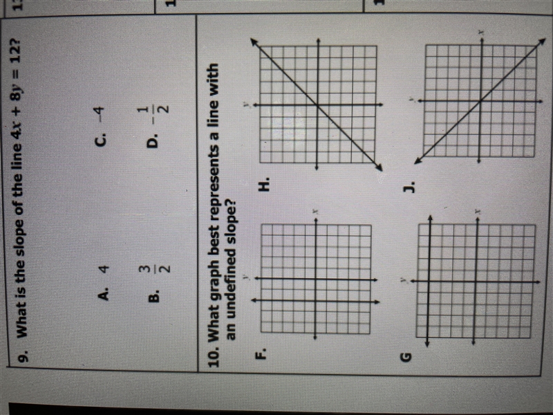 What are the answers to problems 9 and 10 ?-example-1