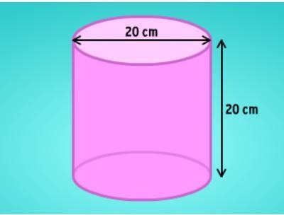 Calculate the surface area of this cylinder. Use 3.14 for the value of pi.-example-1