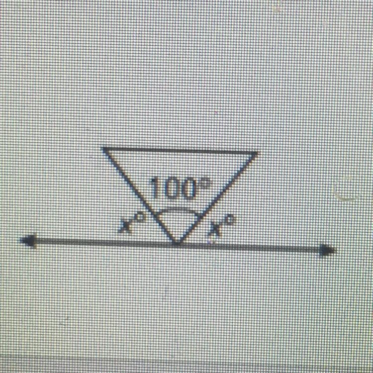 PLEASE HELP!!! Write a simplified equation to solve for X. Using the equation, solve-example-1