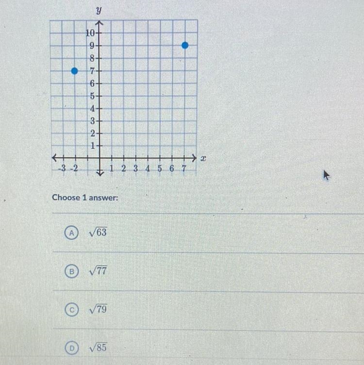 What is the distance between the following points?-example-1