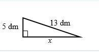 Find the x in each triangle-example-1