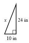 Find the x in each triangle-example-2