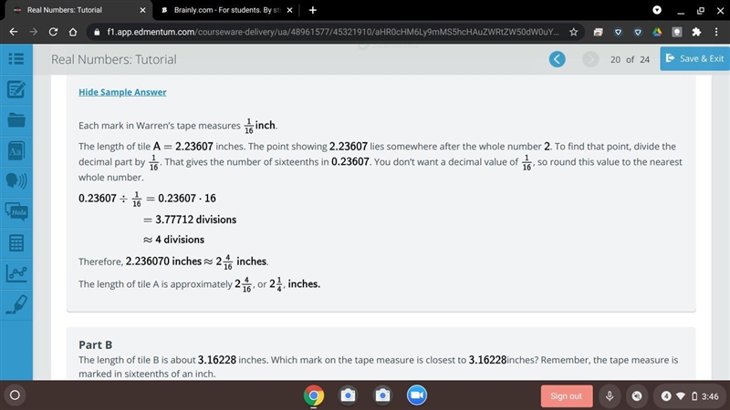 Question 2 Using the estimates you found in question 1, convert the lengths into decimal-example-1