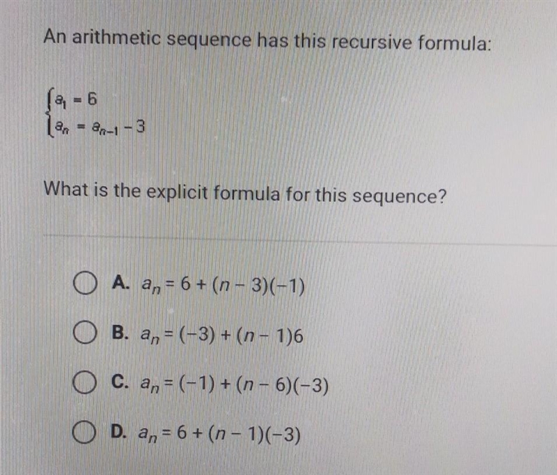 What is the explicit formula for this sequence? ​-example-1