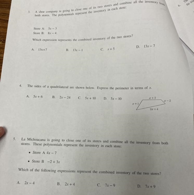 Hi can you help me with these math questions ?-example-1