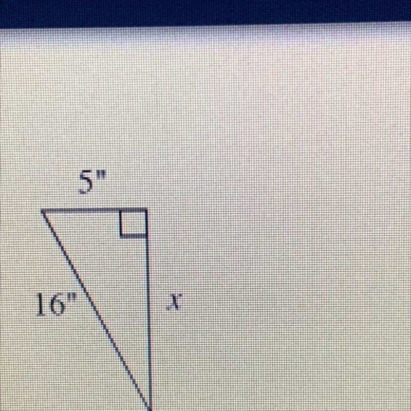 Find x of the triangle-example-1