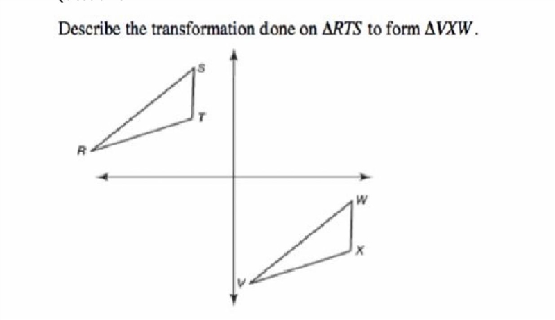 A-180° rotation about the origin B-translation C-reflection over the x-axis D-reflection-example-1