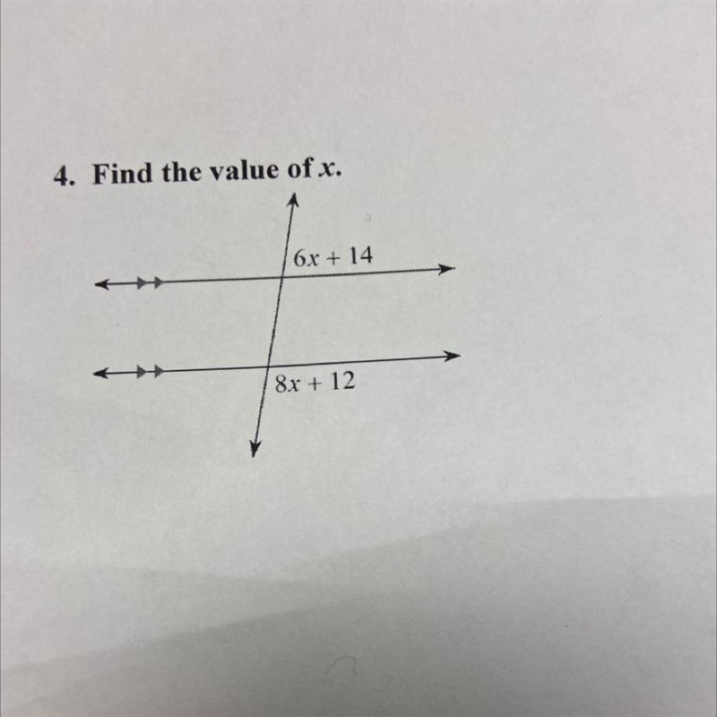 Find the value of x-example-1