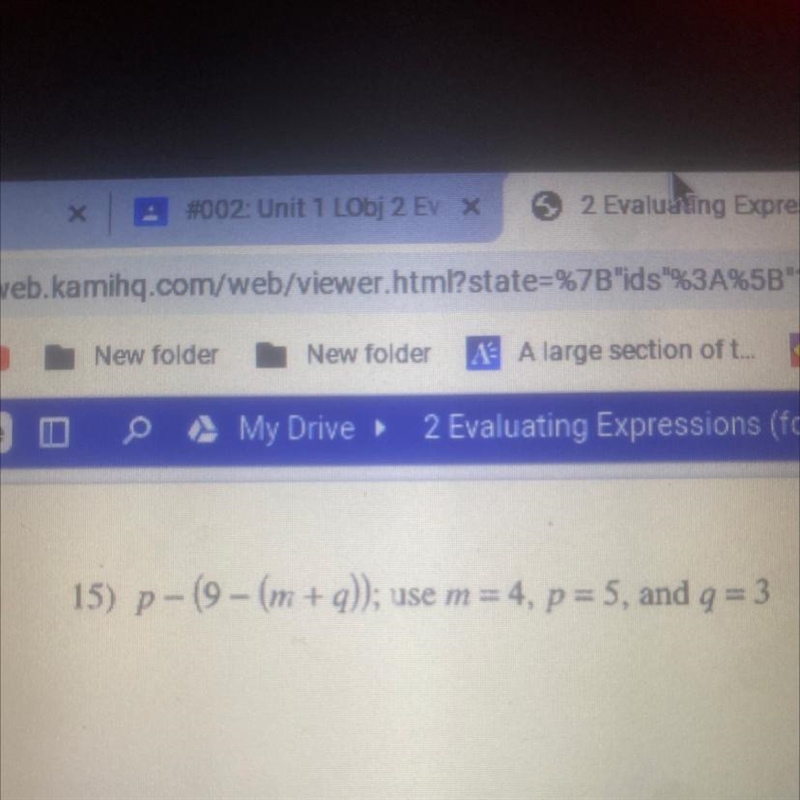 P- (9-(m + q)); use m=4, p=5, and q=3-example-1