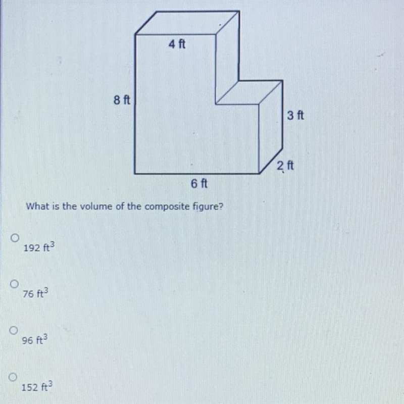 What is the volume of the composite figure?-example-1