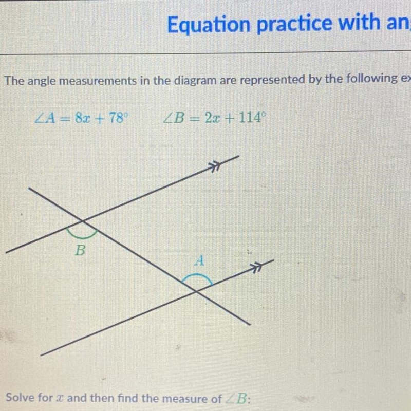 The angle measurements in the diagram are represented by the following expressions-example-1