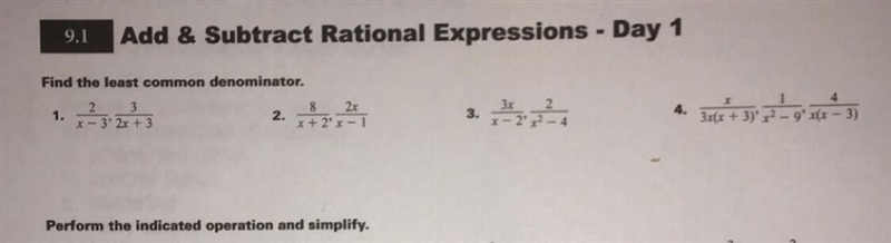 Find the least common denominator.-example-1