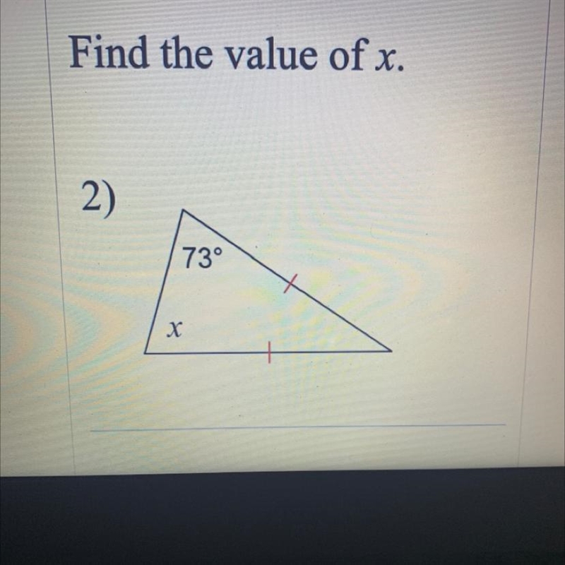 Find the value of x-example-1