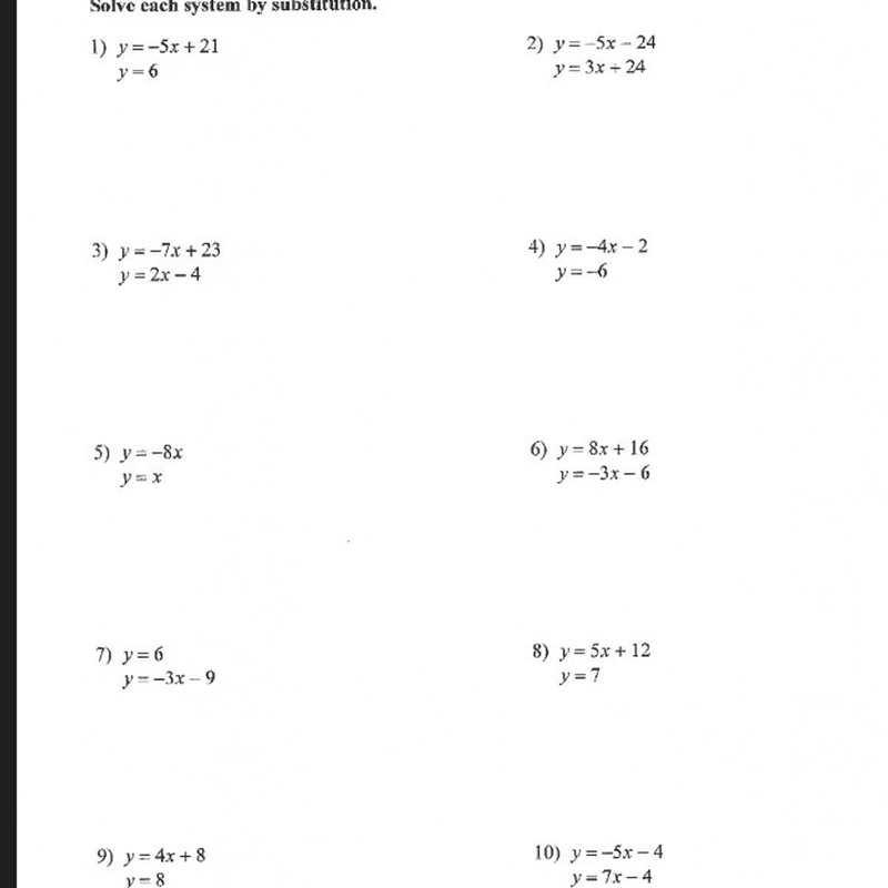 Plzzz help Y=-5x+21 I really need help and can you show the steps too?-example-1