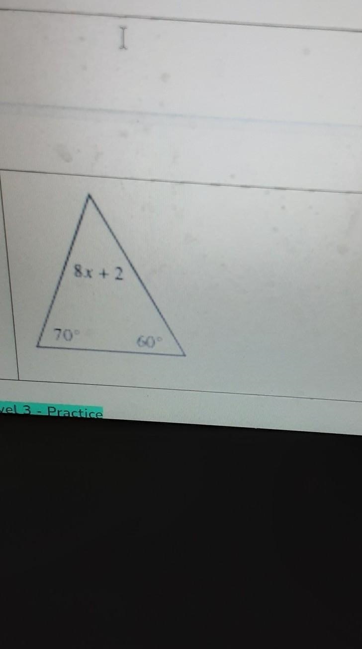 Finding missing angles of triangles show your work​-example-1