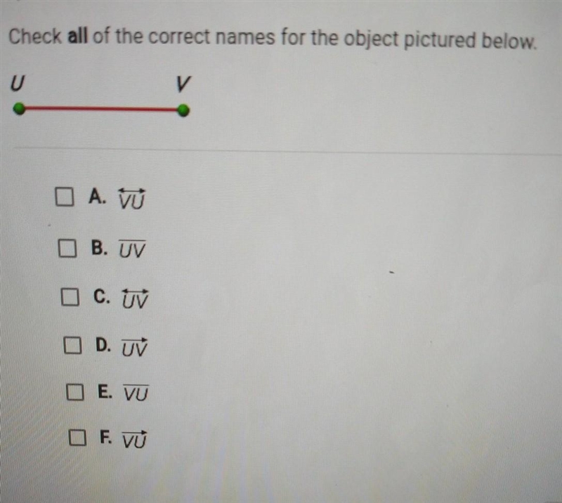 Points, segments, rays and lines​-example-1