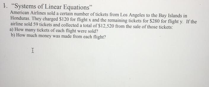 American Airlines sold a certain number of tickets from Los Angeles to the bay island-example-1